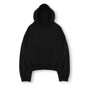 Cropped Hoodie - Black