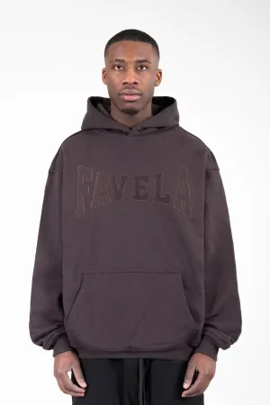 SCHOOL CHOCOLATE SNAP BUTTON HOODIE