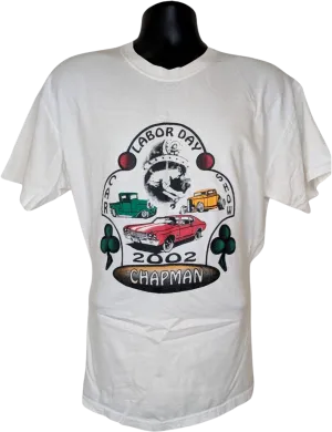 00s 2002 Labor Day Car Show T-Shirt