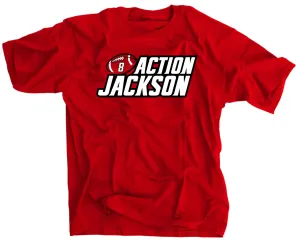 Action Jackson 8 Louisville Football T-Shirt