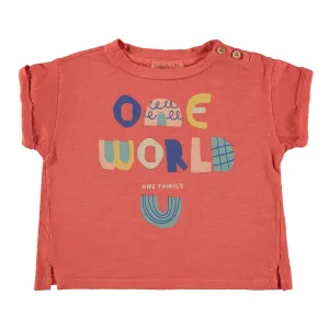 BABYCLIC RED ONE WOLRD TSHIRT