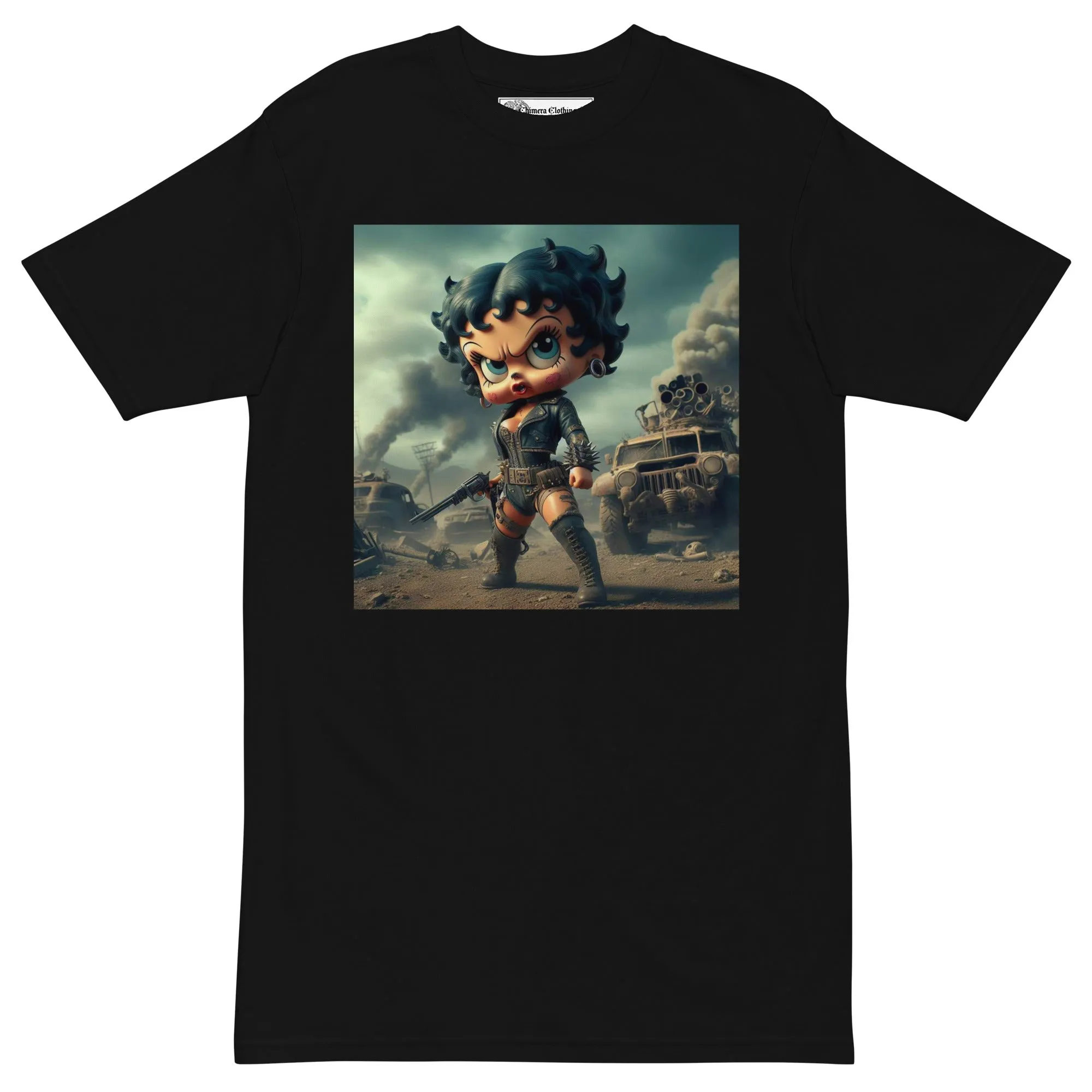 Badass Betty Boop Men’s premium cotton t-shirt