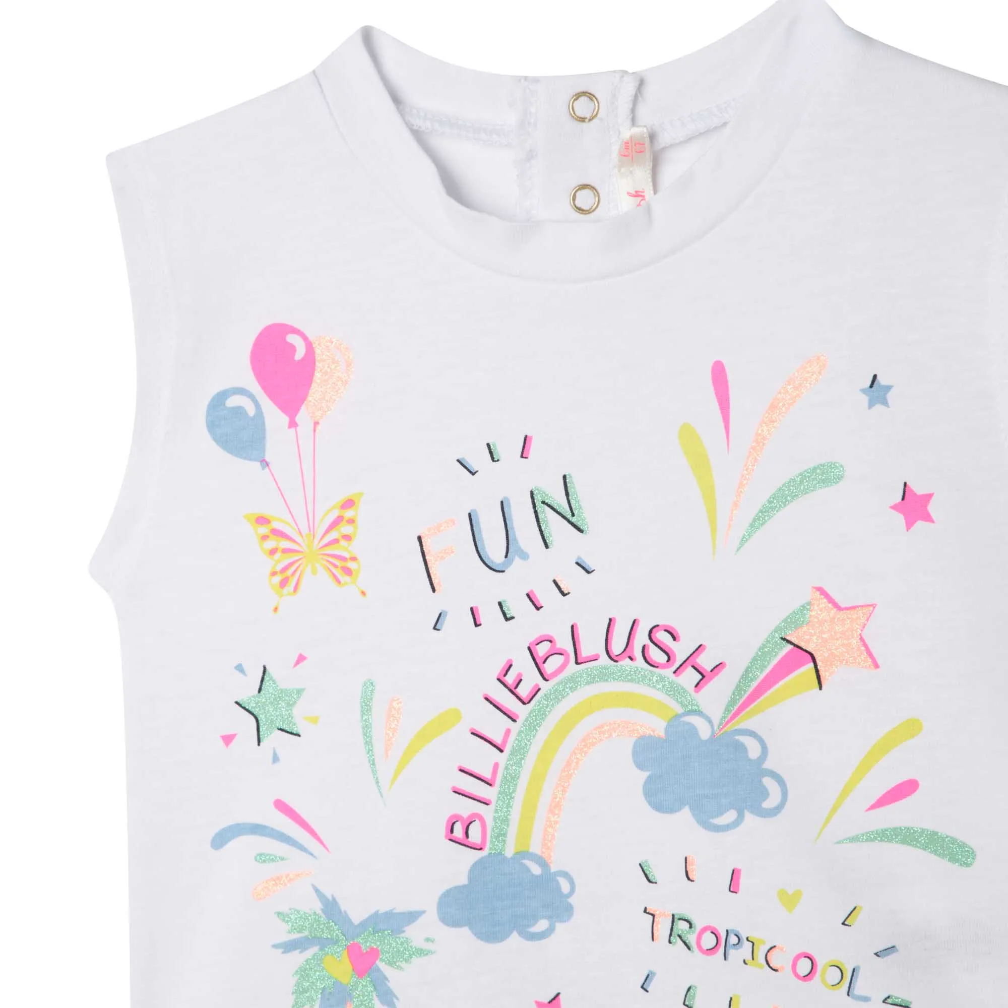 BILLIEBLUSH FUN COLORFUL GRAPHIC TSHIRT