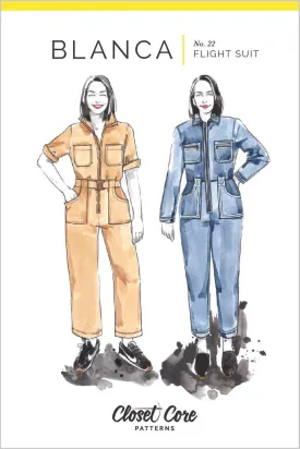 Blanca Flight Suit Pattern by Closet Core