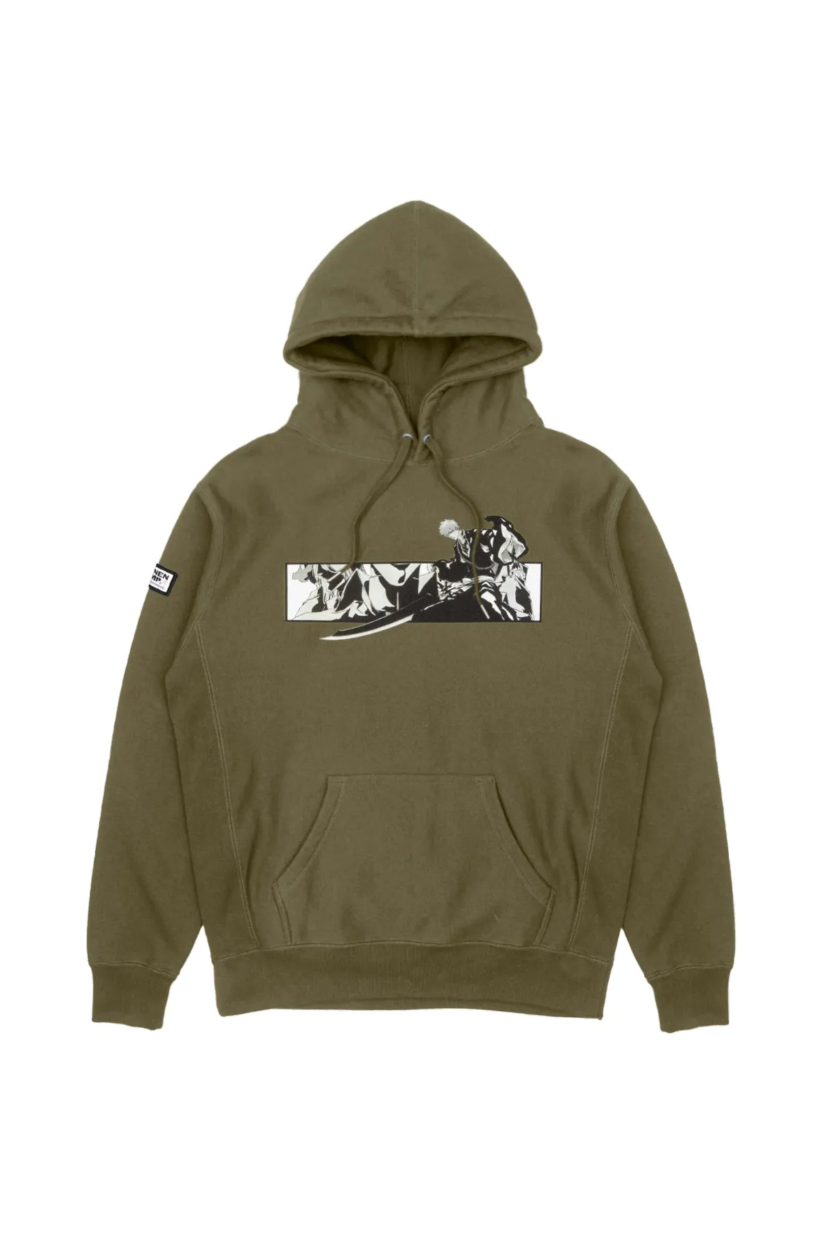 BLEACH's Thousand-Year Blood War Arc Ichigo Versus Quincies Hoodie - Olive