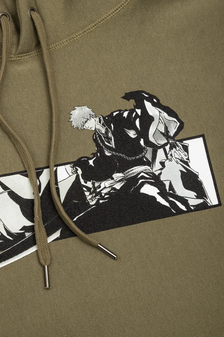 BLEACH's Thousand-Year Blood War Arc Ichigo Versus Quincies Hoodie - Olive