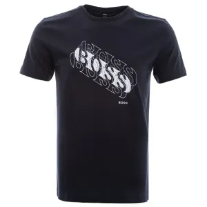 BOSS Tee 3 T-Shirt in Navy