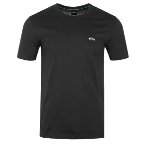 BOSS Tee Curved T-Shirt in Black