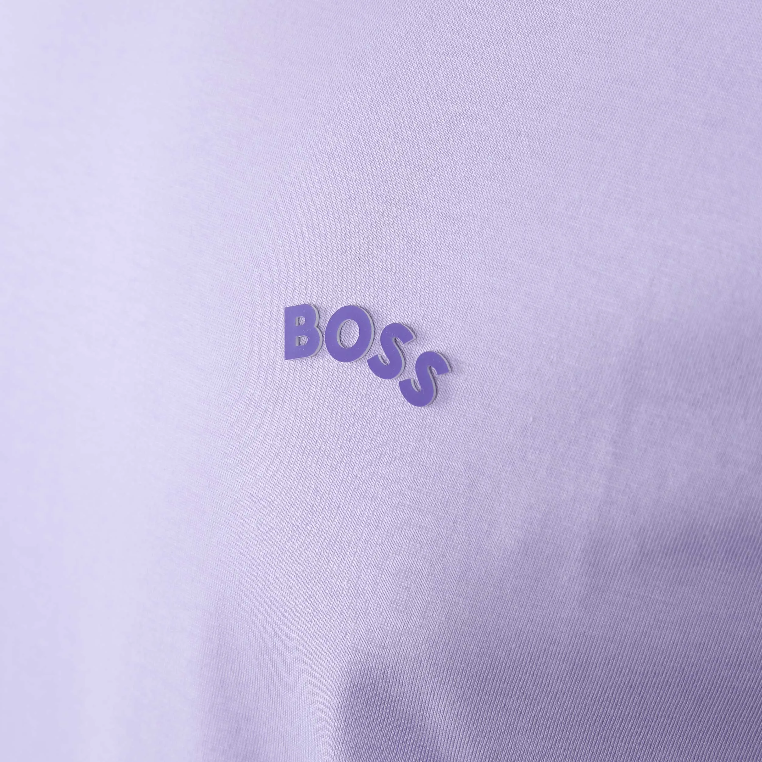 BOSS Tee Curved T-Shirt in Lilac