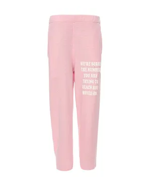 Boys Lie Women Pink 1-800 Revamped Mac Slim Sweatpants