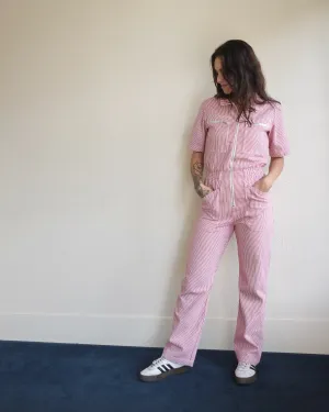 Danny Boilersuit, Red Ticking Stripe