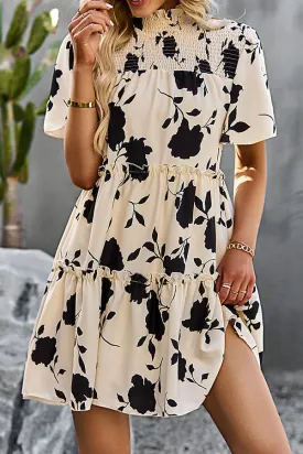 Dot Print Sleeveless Trendy V Neck Maxi Dress