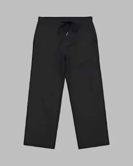 Far Afield HOUSE TROUSER Herringbone Twill Meteorite Black