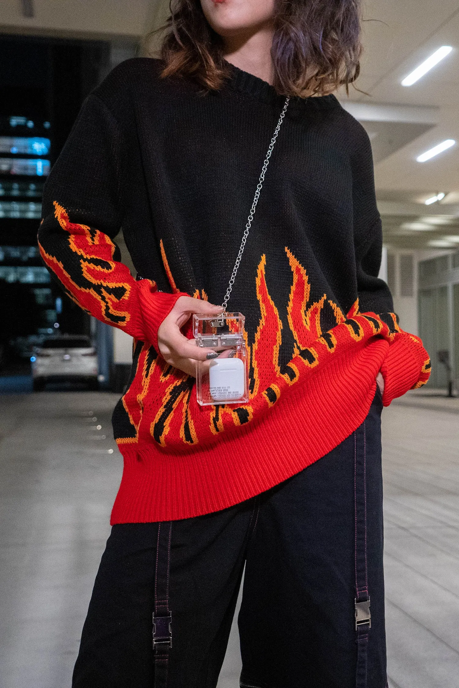 FLAME BLAZE oversized sweater