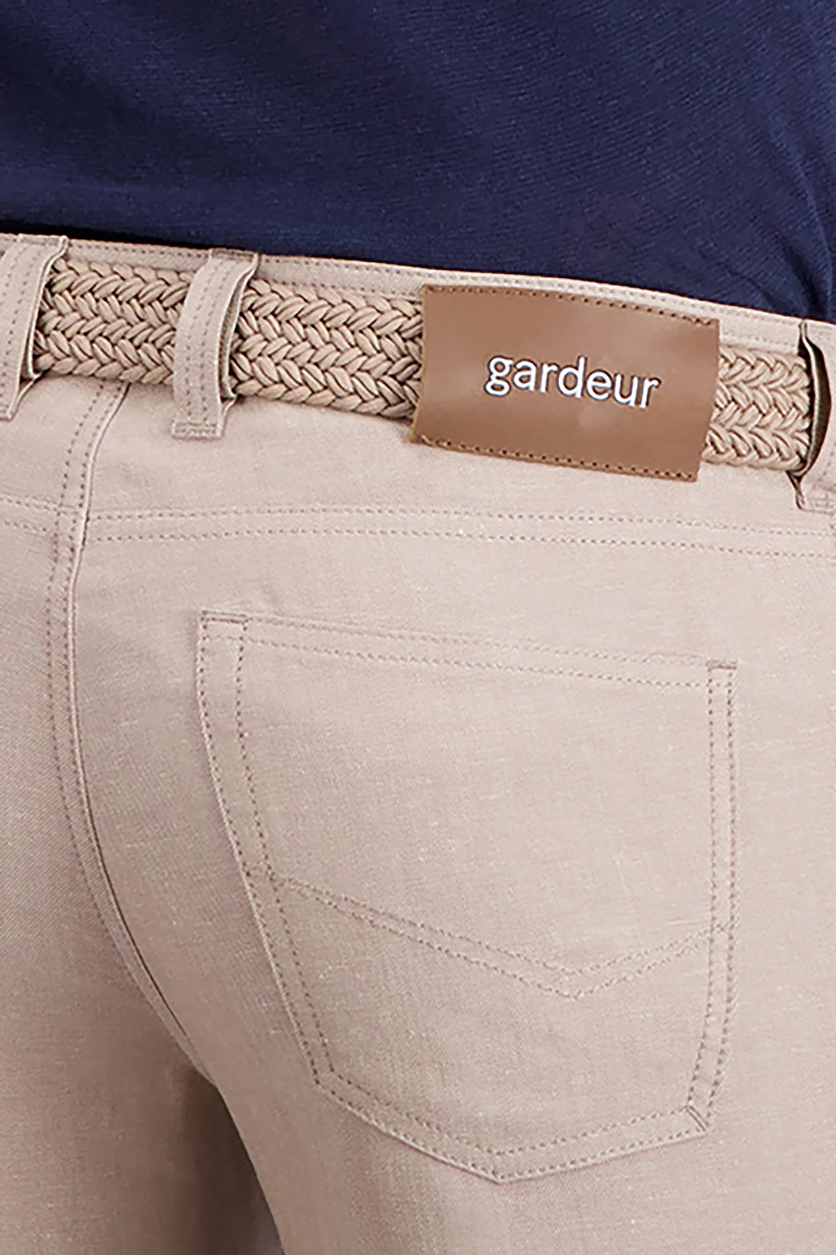 Gardeur -  Bill-3 Superior Linen Trousers, Beige