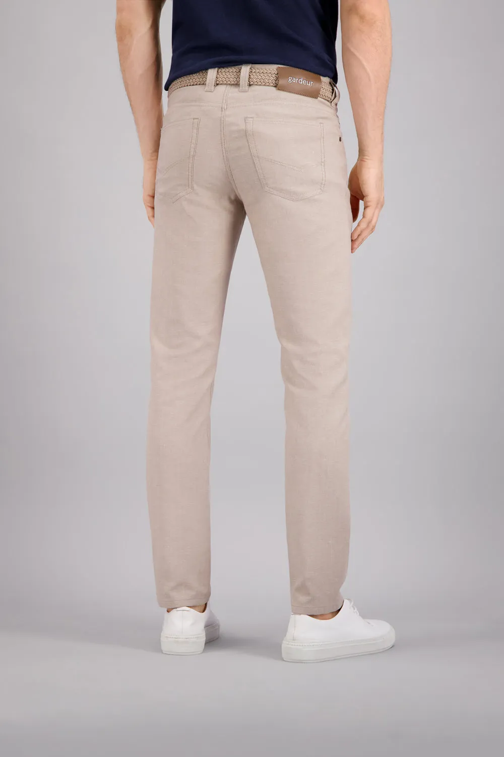 Gardeur -  Bill-3 Superior Linen Trousers, Beige