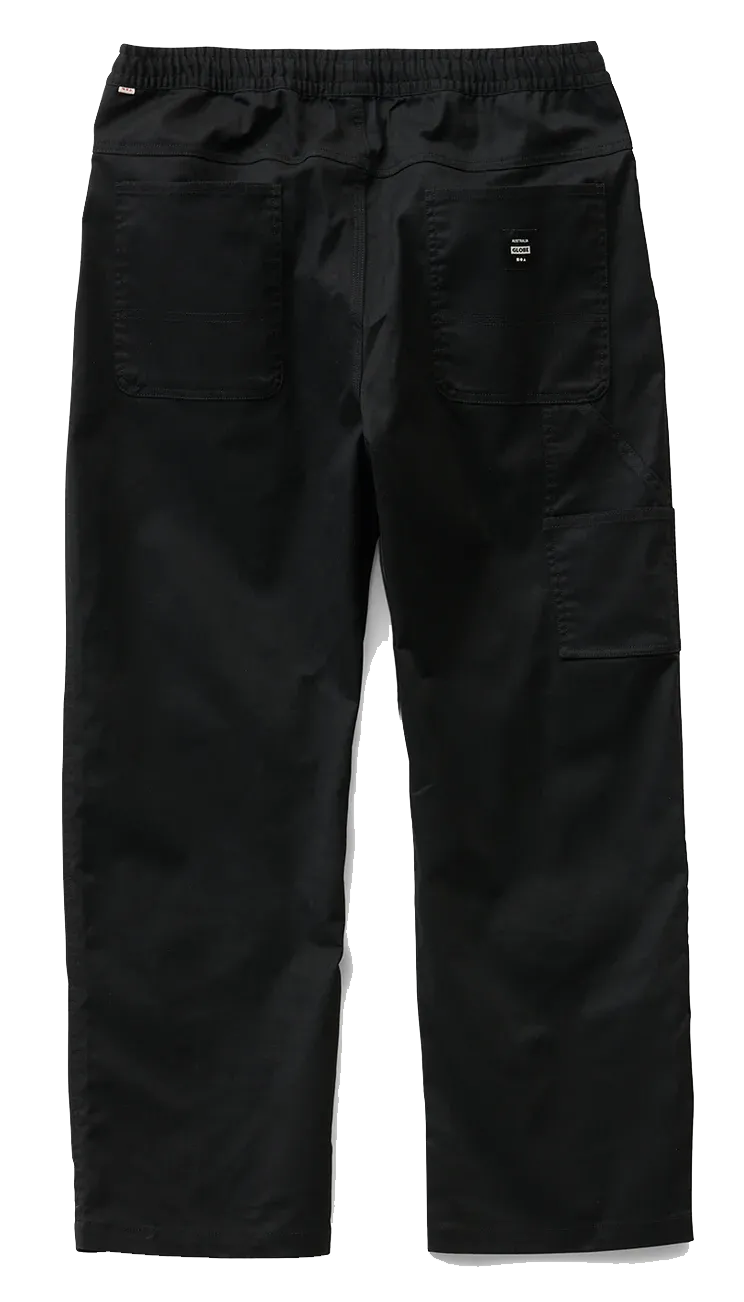 Globe Stray Elastic Waist Pants,  Black