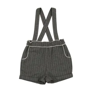 Grey Pinstripe Overalls