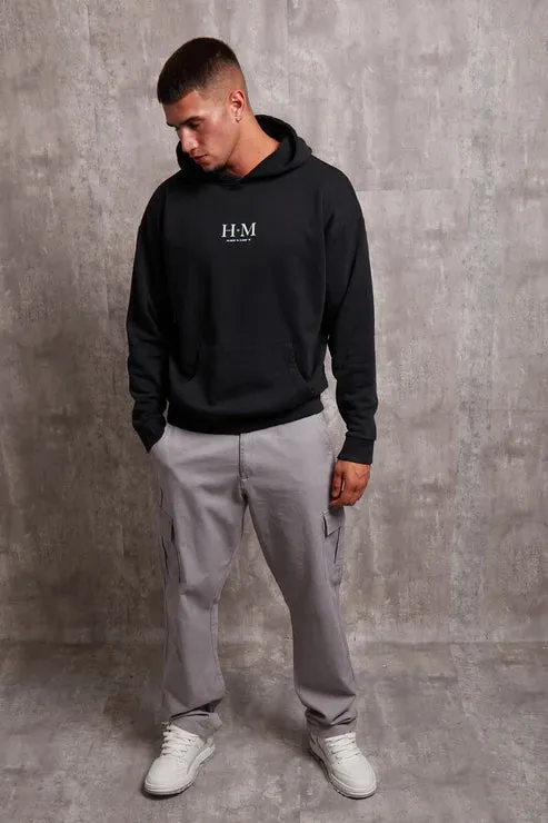 House Of Man The Coordinate Hoodie in Black