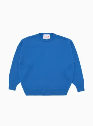 Kendrew Merino Wool Crew Sweater Royal Blue