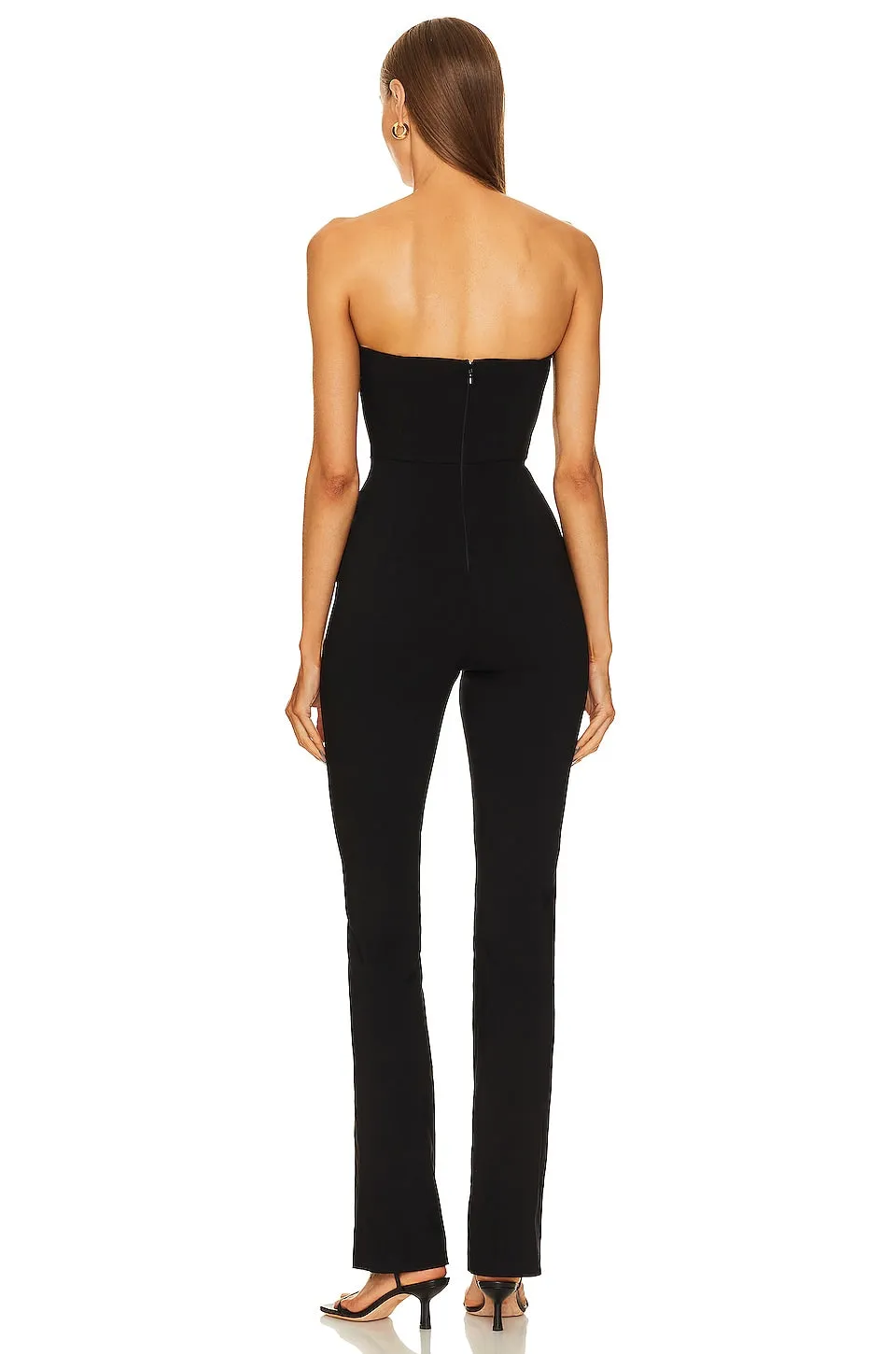 Michael Costello x REVOLVE Elio jumpsuit, black