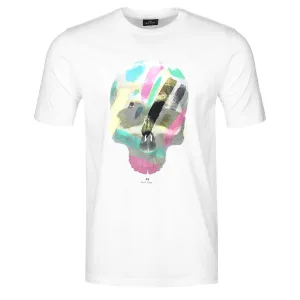 Paul Smith Skull T Shirt in White