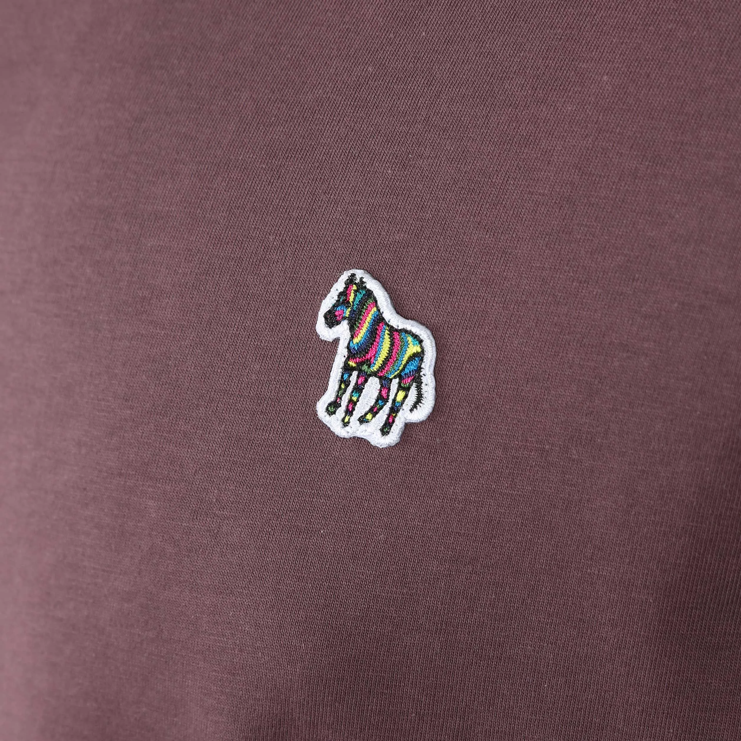 Paul Smith Zebra Badge T Shirt in Plum