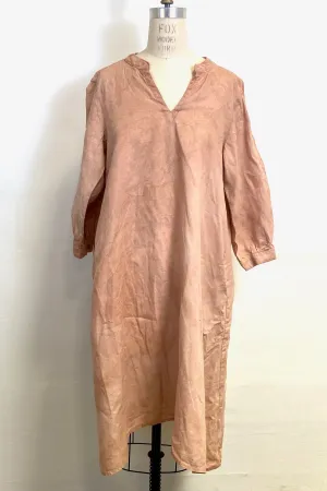 Peach Organic Linen Celeste Dress with Pockets - The Perfect Dress for Every Occasion