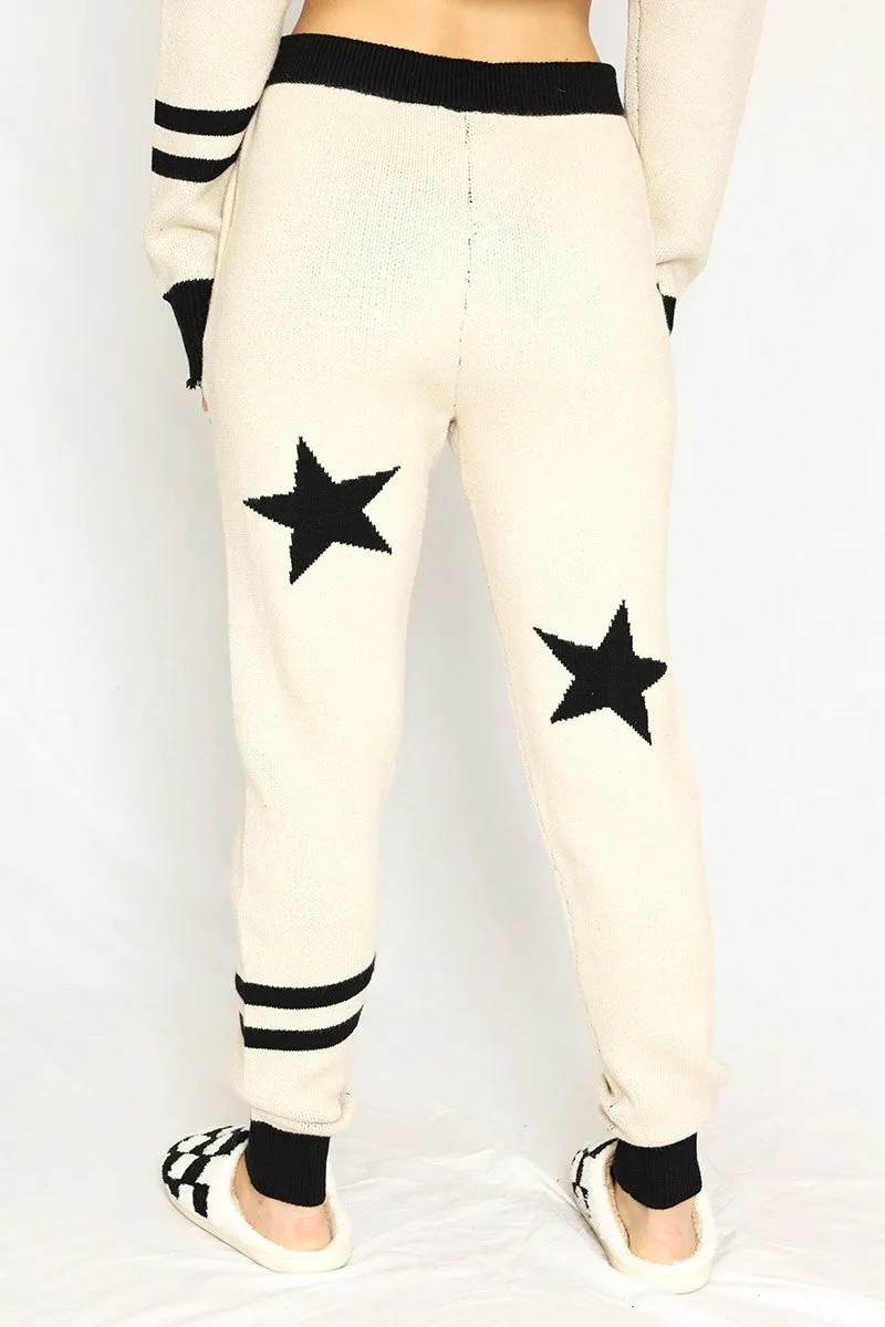 Star Knit Joggers