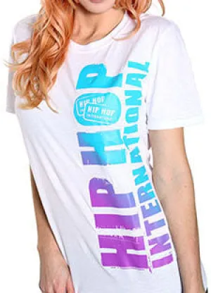 Vertical Hip Hop International Unisex Tshirt - White/Fade