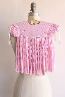 Vintage Pink Little Girls Frock