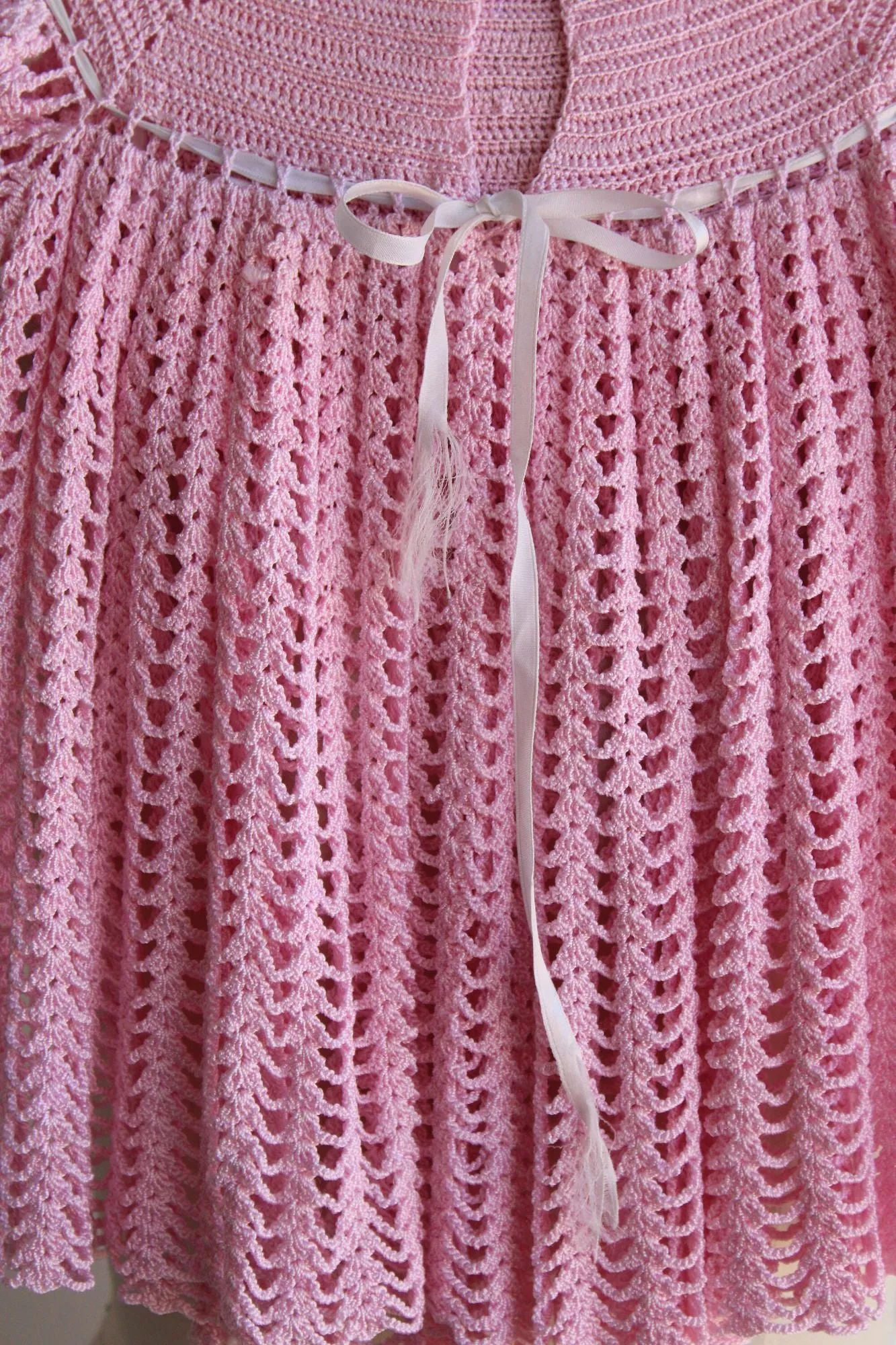 Vintage Pink Little Girls Frock